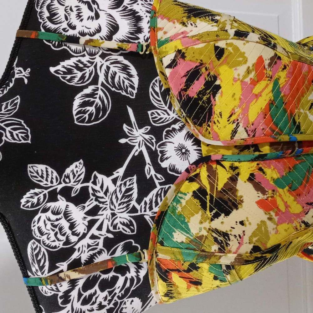 💚MM Couture by Miss Me💚 - Abstract Multi Color Cocktail Dress - Picture 6 of 14